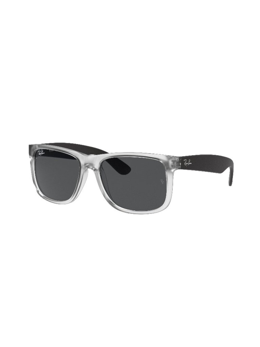 New Ray-Ban Men's Sunglasses Transparent Square Grey Lens Injected Frame Ray Ban